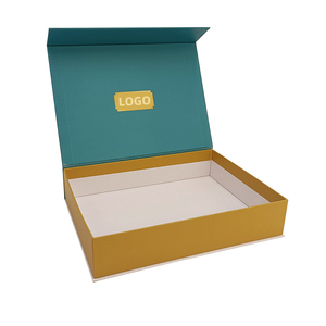 Grand Luxury Magnetic Gift Box Packaging-Ribbon Handle Folding Custom Logo Heavy-Duty Rigid Cardboard Paper Box Sponge <b>Socks</b> - Product Image 3