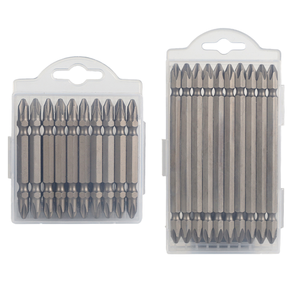 Mô-men xoắn cao S2 đôi Phillips 65-150mm PH2 tuốc nơ vít không khí bit thiết lập 6.35mm phun cát tip CAPE NUNCHAKU nguồn thép tự làm - Product Image 1