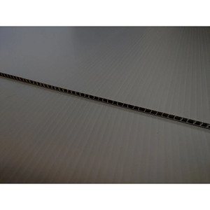 Panneau de protection en carton ondulé Proguard en polypropylène cannelé noir 2 mm 2400x1200 mm Écologique Imperméable Découpe - Product Image 3