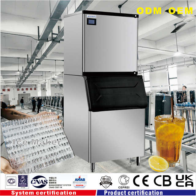 Automatic Half Cube Ice Maker Machine Stainless Ice Maker with Custom logo