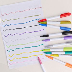 Venta Directa de Fábrica, Juego de Marcadores Acrílicos de 12 Colores con Punta de 4MM, Tinta Permanente para Tela, Graffiti y Dibujo - Product Image 3