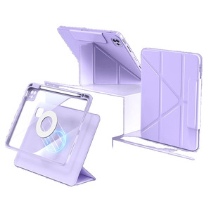 Étui de protection magnétique détachable 11 pouces compatible <span class=keywords><strong>iPad</strong></span> 11e génération A16 avec support multi-angles <span class=keywords><strong>9</strong></span>+N anti-pliage pour <span class=keywords><strong>Air</strong></span> <span class=keywords><strong>7</strong></span>/8/<span class=keywords><strong>9</strong></span> - Product Image 5