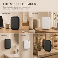 Diffuseur d'arômes sans eau contrôlé par application, 400 ml, écran LCD, diffuseur d'air intelligent sans fil, machine électrique pour rafraîchir l'air du bureau et de la maison