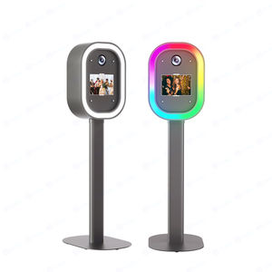 Station de photos ovale pour <span class=keywords><strong>iPad</strong></span> 13/Surface <span class=keywords><strong>Pro</strong></span> 12.3/DSLR, machine à selfie pour la location d'événements de mariage et de fête - Product Image 5