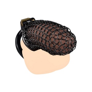 Dispositivo de Castidad de Malla FRRK, Jaula para Pene de Acero Inoxidable 304, Jaulas de Castidad para Pene Bloqueadas para Juguetes Sexuales BDSM para Adultos - Product Image 6