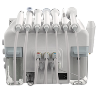 Appareil de microdermabrasion à jet d'oxygène 8 en 1 pour usage commercial, en acier inoxydable, traitement de l'acné, rajeunissement de la peau