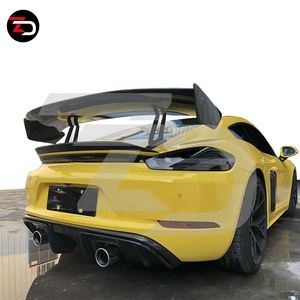 Ventes chaudes Kit carrosserie de style GT4 pour 718 Cayman GTS <span class=keywords><strong>Boxster</strong></span> S avec diffuseur de pare-chocs, scoop latéral et lèvres de jupe latérale - Product Image 3