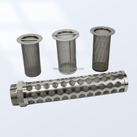 Tube filtrant perforé sur mesure en acier inoxydable, filet métallique, cylindre filtrant pour traitement de l'eau
