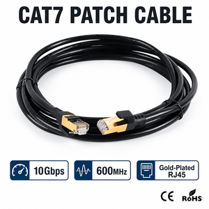 <span class=keywords><strong>Câble</strong></span> Ethernet LAN Cat7 SFTP Premium d'usine OEM, 10 Gbit/s, sans emmêlement, <span class=keywords><strong>RJ45</strong></span>, CCA, double blindage, pour switch 10G - Product Image 2