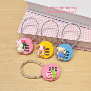 Candado con Combinación <span class=keywords><strong>Mini</strong></span>, Diseño de Dibujos Animados, para Dormitorio Estudiantil, Armario de Gimnasio, Antirrobo, Modelo $$kloon - Product Image 4