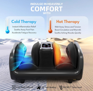 Masajeador de <span class=keywords><strong>pies</strong></span> con vibración de calefacción N con tecnología de acupresión Compresión de aire Vibración de tejido profundo para una <span class=keywords><strong>mejor</strong></span> circulación sanguínea - Product Image 3