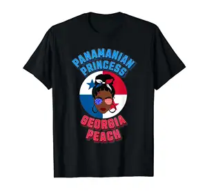 Kaus katun Vintage Pride hadiah Panamanian grosir kustom untuk pria kaus katun 100% katun