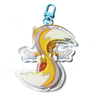 Breloques rotatives en plastique pour porte-clés en acrylique imprimés au design anime personnalisé