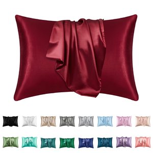 Maßgefertigter Moderner Rechteckiger <span class=keywords><strong>Satin</strong></span>-Kissenbezug mit Druck 100% Polyester für Heim- und Hotelgebrauch - OEM Direktvertrieb - Product Image 1
