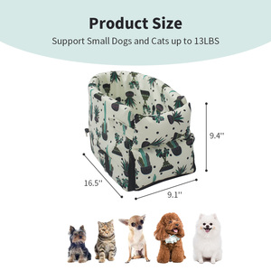 Cama de asiento elevador de coche para perro con consola central portátil de gran venta - Product Image 3