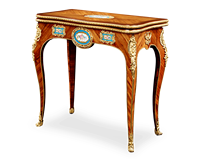 Updecors-Table de Console de Style Antique Sculpté à la Main pour Appartement de Ferme Salon Villa
