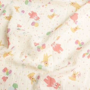 Tessuto Morbido in Cotone <span class=keywords><strong>Mussola</strong></span> Crepe a Doppio Strato, Leggero, Stampato, 120gsm, per Pannolini e Camicie per Bambini - Product Image 5