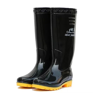 Tùy chỉnh chống trượt an toàn Mens <span class=keywords><strong>PVC</strong></span> chất liệu mưa Biker khởi động <span class=keywords><strong>PVC</strong></span> lao động bảo vệ mưa khởi động - Product Image 4