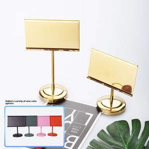 Porta Números de Mesa Redondos de Acero Inoxidable <span class=keywords><strong>para</strong></span> Decoración de Mesa en <span class=keywords><strong>Bodas</strong></span> y Fiestas, con Clip <span class=keywords><strong>para</strong></span> Fotos, Soporte <span class=keywords><strong>para</strong></span> Tarjetas de Lugar y Pinza <span class=keywords><strong>para</strong></span> Notas - Product Image 2