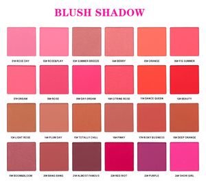 พาเลทท์ไฮไลท์เตอร์ คอนทัวร์ บลัชออน แบบอัดแข็ง สีชัด ติดทนนาน 6 สี สำหรับ DIY - Product Image 2