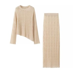 Jupe D'été Femme En Coton - Taille Haute élastique - Longueur Moyenne Ligne A - Coupe Ample Décontractée