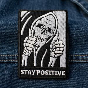 Patch rectangulaire personnalisable en feutre non tissé écologique, fait main, brodé, avec motif Moto Route 66 américaine, à coller, tailles sur mesure - Product Image 3