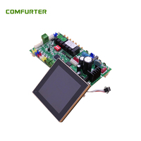 Service de conception de circuits imprimés électroniques sur mesure, cartes de circuits refroidies par air, thermostat d'ambiance LCD câblé pour pompe à chaleur VRF