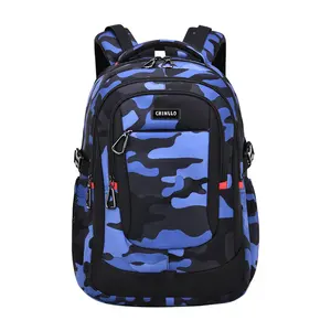 Factory New Men Travel Laptop Backpack Camouflage Teenager Outdoor Schoolbag College Student Backpack Boys Rucksack Gift 6699