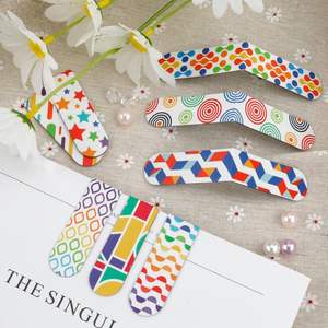 Boce personalizzabile personalizzato segnalibro magnetico pieghevole magnetico sublimazione in bianco segnalibro magnetico pieghevole segnalibro magnetico - Product Image 6