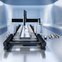 Machine de découpe laser à fibre 12KW pour tubes, découpeuse laser multi-angles pour poutres en H, pour le traitement de tubes de construction en acier de formes spéciales