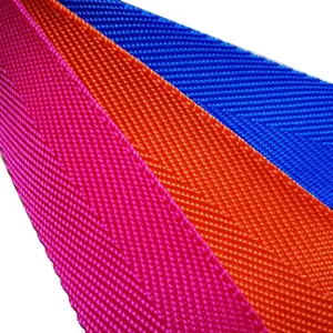 Factory Direct PP Polypropylene Webbing Strap Herringbone Twill Weave 900D 1cm 25mm 2 Inch