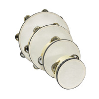 Tambourin traditionnel artisanal à manivelle pour la danse, disponible en 4, 6, 7, 8, 10 pouces, pour la formation en gros des artistes de percussion.