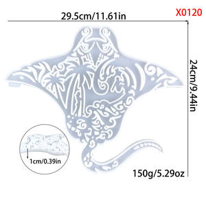 Molde de Resina de Silicona Hecho a Mano Kingnoo, Forma Irregular, 1 Pieza, Estilo DIY, Adornos Decorativos, Herramientas para Pasteles, en Stock, Hebei - Product Image 3