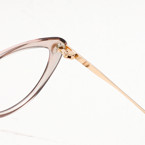Cat Eye Full Rim <b>Eyeglasses</b> Solid Transparent Anti-Uv Unisex Adults Vision Correction <b>Frames</b> - Product Image 3