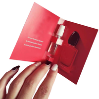 Cartes Échantillon de Testeur de Parfum en Carton Personnalisées pour Fioles Compte-gouttes 2 ml, 3 ml, 5 ml, 10 ml
