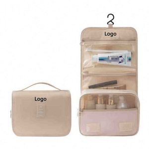 2025 Logo <b>Make</b> <b>up</b> Travel Hanging Toiletry <b>Bag</b> Organizer for Beauty Makeup and Cosmetics With Pouches Custom Promotional Gifts - Product Image 1