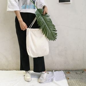 New Style Reusable Eco-friendly White Cotton Shopping Muslin <b>Canvas</b> <b>Bag</b>,organico Calico Bolsas Tela - Product Image 3