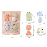 4 jouets de bain animaux pour bébés, jouets à eau pulvérisante pour baignoire, piscine, douche