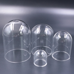 Trang trí Murano cloche rõ ràng Glass thổi rỗng hoa Dome - Product Image 6
