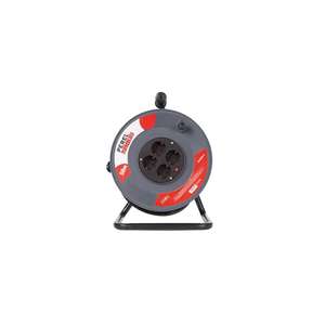 Enrouleur de câble Perel 50 m - 3G1.5 - 4 PRISES-SCHUKO - Product Image 2