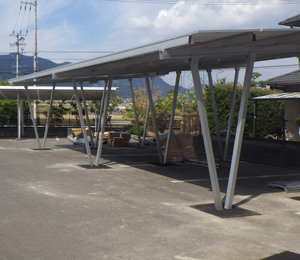 Structure de <span class=keywords><strong>carport</strong></span> <span class=keywords><strong>solaire</strong></span> extérieur étanche pour 2 ou 4 <span class=keywords><strong>voitures</strong></span> – Idées de conception de abri de stationnement <span class=keywords><strong>solaire</strong></span> - Product Image 1