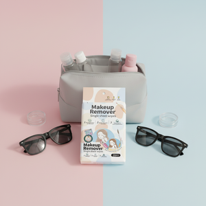 Lingettes démaquillantes en sachet individuel, marque privée, 20 paquets, logo personnalisé OEM, lingettes démaquillantes à l'<span class=keywords><strong>eau</strong></span> <span class=keywords><strong>micellaire</strong></span> - Product Image 3