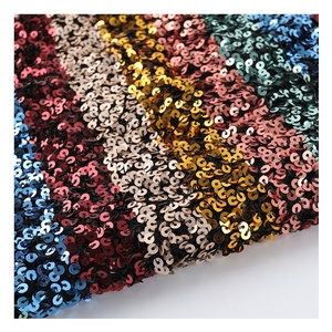 Zuhair-tela de poliéster con lentejuelas bordadas, tela de <span class=keywords><strong>murad</strong></span> plateado y holográfica, lentejuelas elásticas de alta calidad - Product Image 4