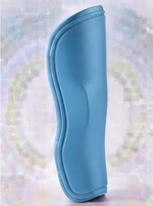 Espinilleras Ligeras de Neopreno Azules para Adultos, Protección Deportiva para Todas las Estaciones, Espinilleras de Alta Calidad para Entrenamiento Deportivo - Product Image 2