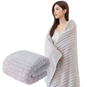 Serviette de bain en velours corail épaissi, super absorbante, séchage rapide, grande serviette de bain pour adultes - Product Image 1