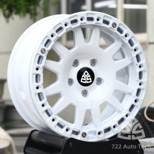 Rines Forjados 722auto de 18, 19 y 20 Pulgadas, 5x100, 5x114.3, Color Blanco Rally, con Beadlock, para Crosstrek, Forester, <span class=keywords><strong>Outback</strong></span>, RAV4, Maverick - Product Image 2