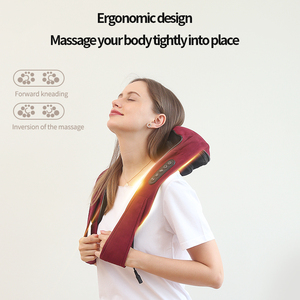 Masajeador eléctrico de espalda para aliviar el dolor de cuello y espalda, almohada de masaje Shiatsu para hombros y pies con calor - Product Image 3