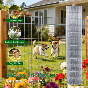Hot Sale for Brand Galvanized Welded Iron Wire <b>Mesh</b> Roll Square Hole Fence <b>Mesh</b> 1.85mm Custom Made Size Available Delivery 7 - Product Image 2