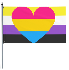 Bandera de Orgullo No <span class=keywords><strong>Binario</strong></span>, Genderqueer, <span class=keywords><strong>Pansexual</strong></span> de 3x5 Pies, Decoración para Fiestas de Bienvenida al Aire Libre - Product Image 6