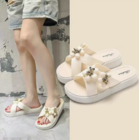 Sandal Jepit Fashion Cross-over Baru Dengan Sol Empuk